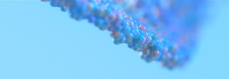 blue DNA helix