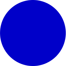 blue circle